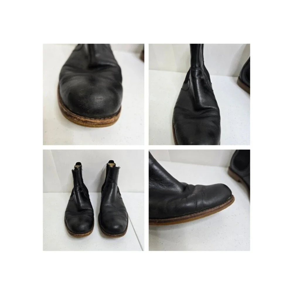 UGG Stevenson Mens Chelsea Boots Size 12 1003752 Black Leather Slip On Career